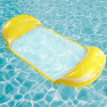 Inflatable Details about   SwimWays Spring Float Recliner Pool Lounger with Hyper-Flate Valve
